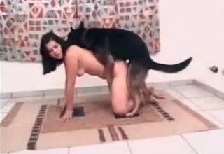 Jerking doggy dick with pleasure