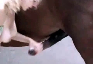 Doggy dick looks nice for a blonde cocksucker