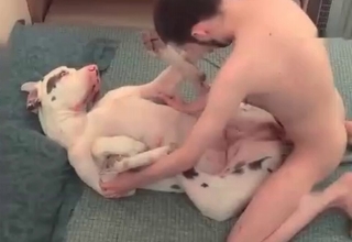 Passionate fucking with a bitch