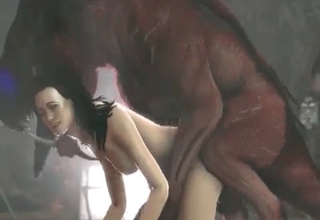 Crazy 3D bestiality with a hardcore horse